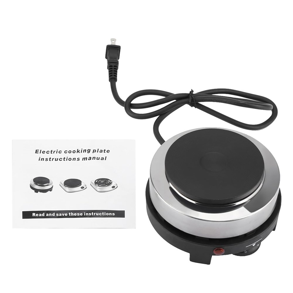 Electric Hot Plate 500W Portable Single Burner 4 Inch