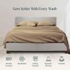 100% Organic Cotton Rich Heavy 1500-TC Percale Weave 4-PCs Sheet Set Fits Mattress 15-18'' Fully Elastic Deep Pocket (Grand King Size) (Solid, Taupe) view 3