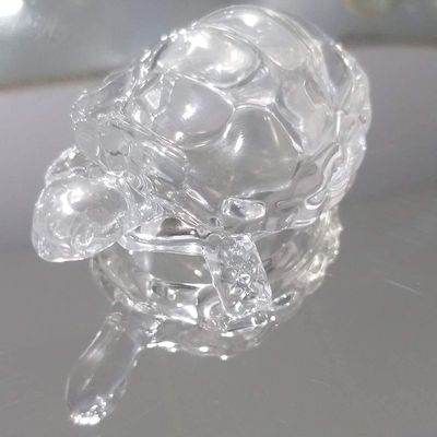 Turtle Crystal Tortoise Glass Statue Good Charm and Paper Weight Lucky Gift of Good Health Fortune and Wellness Business Gift Home Decoration