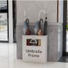 Umbrella Racks Large-Capacity Commercial Umbrella Stand Holder, Modern Umbrella Tube with Independent Drip Tray, Space-Saving Entrance Umbrella Basket (Color : White, Size : 36x13x41cm) view 4