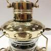 Nautical 12" Ship Lamp Boat Shiny Gold Brass Electric Lantern Maritime Collectible Home Decorative view 4