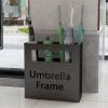 Umbrella Racks Metal Commercial Umbrella Stand Holder, Decorative Umbrella Basket at Hotel Entrance, Large-Capacity Umbrella Bucket That Can Hold 10-16 Umbrellas (Color : Black) view 2