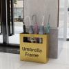 Umbrella Racks Large-Capacity Commercial Umbrella Stand Holder, Modern Umbrella Tube with Independent Drip Tray, Space-Saving Entrance Umbrella Basket (Color : Gold, Size : 36x13x41cm) view 4