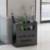 Umbrella Racks Large-Capacity Commercial Umbrella Stand Holder, Modern Umbrella Tube with Independent Drip Tray, Space-Saving Entrance Umbrella Basket (Color : Black, Size : 36x13x41cm) view 3