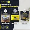 DryTote Rechargeable Desiccant Pack, Color Indicating Silica Gel Moisture Absorber for Storage Bins, Totes, Suitcases & 3D Printer Filament, 100g view 4