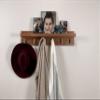 Modern Wall Mounted Coat Rack with Shelf (40 Inches) view 1