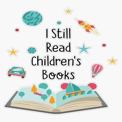 Magnet I Still Read Children's Books Pre K Teacher Gift Magnet Bumper Sticker Car Magnet Flexible Reuseable Magnetic Vinyl 5"