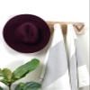 wall mounted Oak Coat Rack (36 Inch) view 2
