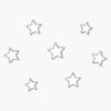 Magnet Cute Lil Stars Magnet Bumper Sticker Car Magnet Flexible Reuseable Magnetic Vinyl 5" view 1