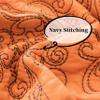 BYTIDE Quilt Bedspread Oversized Queen 4 Piece Bedding Set 110" x 120" Elegant Antique Classy Damask Embroidery with Scallop Edges, Ultra Soft Lightweight Coverlet, Orange view 3