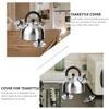 Whistling teapot lid replacement Kettle Top Lid Cover Handle Kitchen Teapot Kettle Cover Stainless Steel Replacement view 3