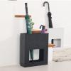 Umbrella Racks WXYZ Household Business Umbrella Stand with Removable Drip Tray, Can Store 10 Long and Short Umbrellas, 35x12x40cm (Color : Black) view 4