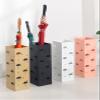 Umbrella Racks WXYZ Umbrella Stand for Home Hotel and Office, Large-Capacity Umbrella Barrel with Hollowout Body, 15x15x50cm view 4