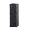 Umbrella Racks WXYZ Large-Capacity Umbrella Stand for Home Hotel, Hollow Umbrella Bucket Waterproof and Rustproof, 15x15x50cm (Color : Black) view 2