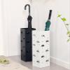 Umbrella Racks WXYZ Large-Capacity Umbrella Stand for Home Hotel, Hollow Umbrella Bucket Waterproof and Rustproof, 15x15x50cm (Color : Black) view 4