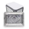 (480 Pack) Premium 2.5-LB Takeout Pans with Lids - 8.6" x 6.1" x 2" l Heavy Duty Disposable Aluminum Foil for Catering Party Meal Prep Freezer Drip Pans BBQ Potluck Holidays view 1