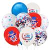 40Pcs Independence Day Party Supplies, 4th of July Party Supplies Patriotic American Flag Decorations Including Banner, Balloons,Hanging Swirl, Cake&Cupcake Topper for Veterans Day 4th of July view 4