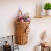 Woven Wicker Hanging Basket Door Hanging Basket Wall Decorations for Home Garden Farmhouse (original) view 4