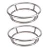2pcs Round Stainless Steel Pot Rack Heat Insulation Pot Holder for Kitchen Organization for Hot Cookware Kitchen Accessory view 1