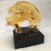 Amore Jewell Leopard with Base - Liuli Crystal Glass (Coloured Glaze Crystal) FengShui Ornament Home Office Decoration Birthday giftl- () view 1