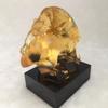 Amore Jewell Leopard with Base - Liuli Crystal Glass (Coloured Glaze Crystal) FengShui Ornament Home Office Decoration Birthday giftl- () view 2