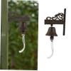 Manual Push Cast Iron Doorbell Doorbell Chimes Rustic Style Home Decor view 4