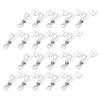 25pcs Non-Skid Stainless Steel Clothes Clips for Socks and Laundry Household Hangers for Drying Socks Balcony Bedroom and Bathroom Pack view 1