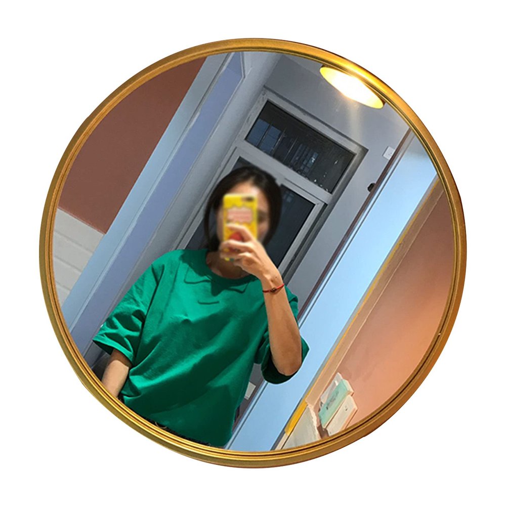 Albett Round Mirror, Wall Mirror for Bathroom, Round Wall Mounted Decorative Mirror, Best for Vanity Washrooms, Hotel, Bathroom and Living Rooms