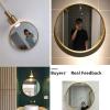 Albett Round Mirror, Wall Mirror for Bathroom, Round Wall Mounted Decorative Mirror, Best for Vanity Washrooms, Hotel, Bathroom and Living Rooms view 3