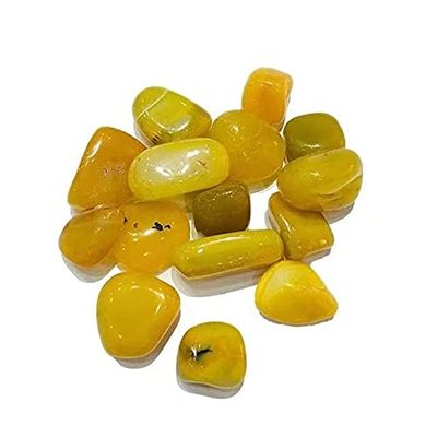 moonlightcrystal 100g 12mm-17mm Natural Yellow Crystal Healing Stone Quartz Mineral Specimen