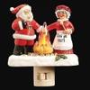 Roman 134192 Santa and Mrs. Campfire Night Light, Swivel Plug-in, 5.25-inch Height, Resin and Plastic view 1