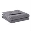 BB BLINBLIN Adult Weighted Blanket Heavy Blanket, Calm and Sleep, Premium Soft and Comfortable Material and Glass Beads (Dark Grey, 60''x80'' 25lbs), Suit for Adult(~240lb) Use on Queen/King Bed view 1