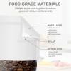 100 Pack Smell Mylar Proof Bags for Food Storage, Resealable Packaging Bags for Small Business, Stand Up Foil Pouches Reusable Heat Sealable Bags with Clear Window (White, 6.3x9.4 In) view 4