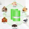 100 Pack Smell Mylar Proof Bags for Food Storage, Resealable Packaging Bag for Small Business, Stand Up Foil Pouches Reusable Heat Sealable Bags with Clear Window (Green, 7.0x10.2 In) view 3