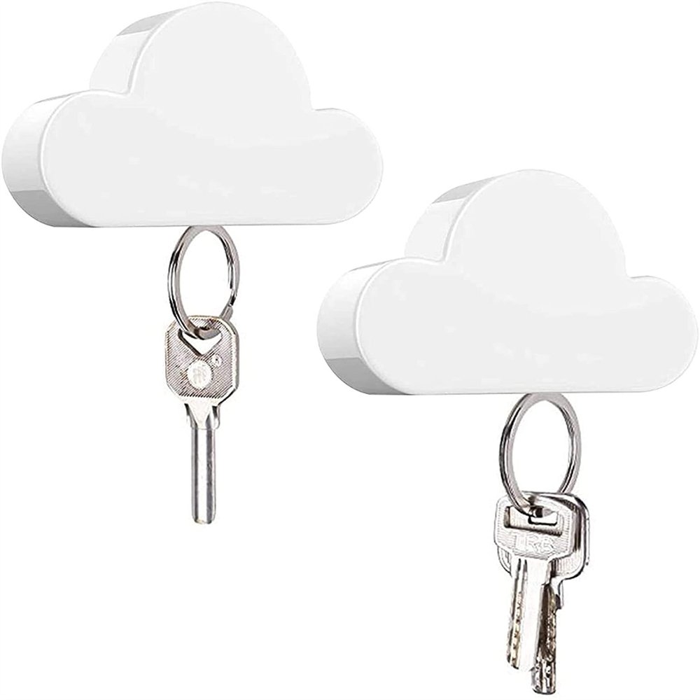 Aditya Cloud Key Hook Creative Space Saving Strong Magnetic Key Hook At Home (Item_Package_Quantity : 2 PCS)