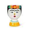 Abbott Collection Lady with Unibrow & Flowers Vase, Medium (8" H) view 1