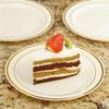 10 Pack - 6"Round Disposable Plastic Salad Dessert Plates With Ivory Rim view 3