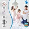 National Allergy Premium 100% Cotton Zippered Pillow Protector - Standard Size - White - 2 Pack - 300 Thread Count - Hypoallergenic Bed Pillowcase with Zipper - Breathable Encasement Cover view 3