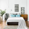 100% Cotton Basket Weave Thermal Bed Blanket Breathable Super Soft Layering All Season Light Weight for Home Decoration (White, King) view 2