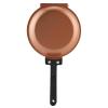 01 Double Sided Egg Frying Pan, Non-Stick Premium Iron Double Side Flip Pan Pancake Maker Household Kitchen Cookware for Pancake,Toasted Bread and Fried Egg view 1