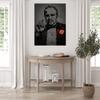 Fine Art Canvas Godfather Canvas Wall Decor by Artist Octavian Mielu for Living Room, Bedroom, Bathroom, Kitchen, Office, Bar, Dining & Guest Room - Ready to Hang - 35 in x 46 in view 2