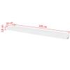 KTHLBRH 2 White MDF Floating Wall Display Shelves Book/DVD Storage Room Bedroom Storage,Floating Shelf,Wall Shelf,Decor Wall Mounted Shelves,Hanging Shelf Set for Bathroom Kitchen Living,Kitchen view 2