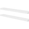 KTHLBRH 2 White MDF Floating Wall Display Shelves Book/DVD Storage Room Bedroom Storage,Floating Shelf,Wall Shelf,Decor Wall Mounted Shelves,Hanging Shelf Set for Bathroom Kitchen Living,Kitchen view 3