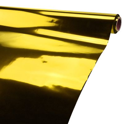 Homeford Metallic Foil Plastic Table Cover Tablecloth Roll, 40-inch, 100-feet, Gold