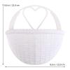 Hemoton Plastic Wall Decor 2 Piece Rattan Style Hanging Flower Pots Exquisite Home Decor Easy to Hang view 4