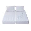 Waterproof Quilted Split King Mattress Protector Pad for Adjustable Bed Noiseless Fitted Mattress Cover Soft Padded Topper with Up to 16 Deep Pocket view 2