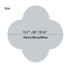 Albett Polygon Metal Frame and Mirrored Glass - Bathroom Mirror, for Vanity, Washrooms, Living Room, Entryway view 4