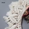 Albett Macrame Mirror Handmade Tapestry Makeup Mirror Compact Decoration Home Bedroom Decorative Mirrors Wall Mirrors view 4