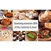 2 Tier Kitchen Bamboo Steamer with Double Steel Banding for Asian Buns Dumplings Vegetables Fish Rice view 2