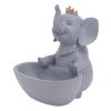 Wakauto 1pc Animal Shaped Key Storage Box Creative Resin Ornament for Home Decoration Gray Key Holder for Living Room Bedroom Entryway Unique for Special Occasions view 1